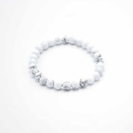 Armband med vit jaspis