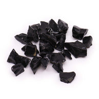Rå obsidian – ca 250 g (20–40 mm)