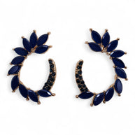 Örhängen i vintageglas · Loop · Royal Blue