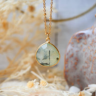 Halsband Justine · Prehnit