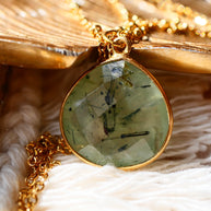 Halsband Justine · Prehnit