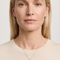 Halsband med tigeröga – handformat kristallhänge