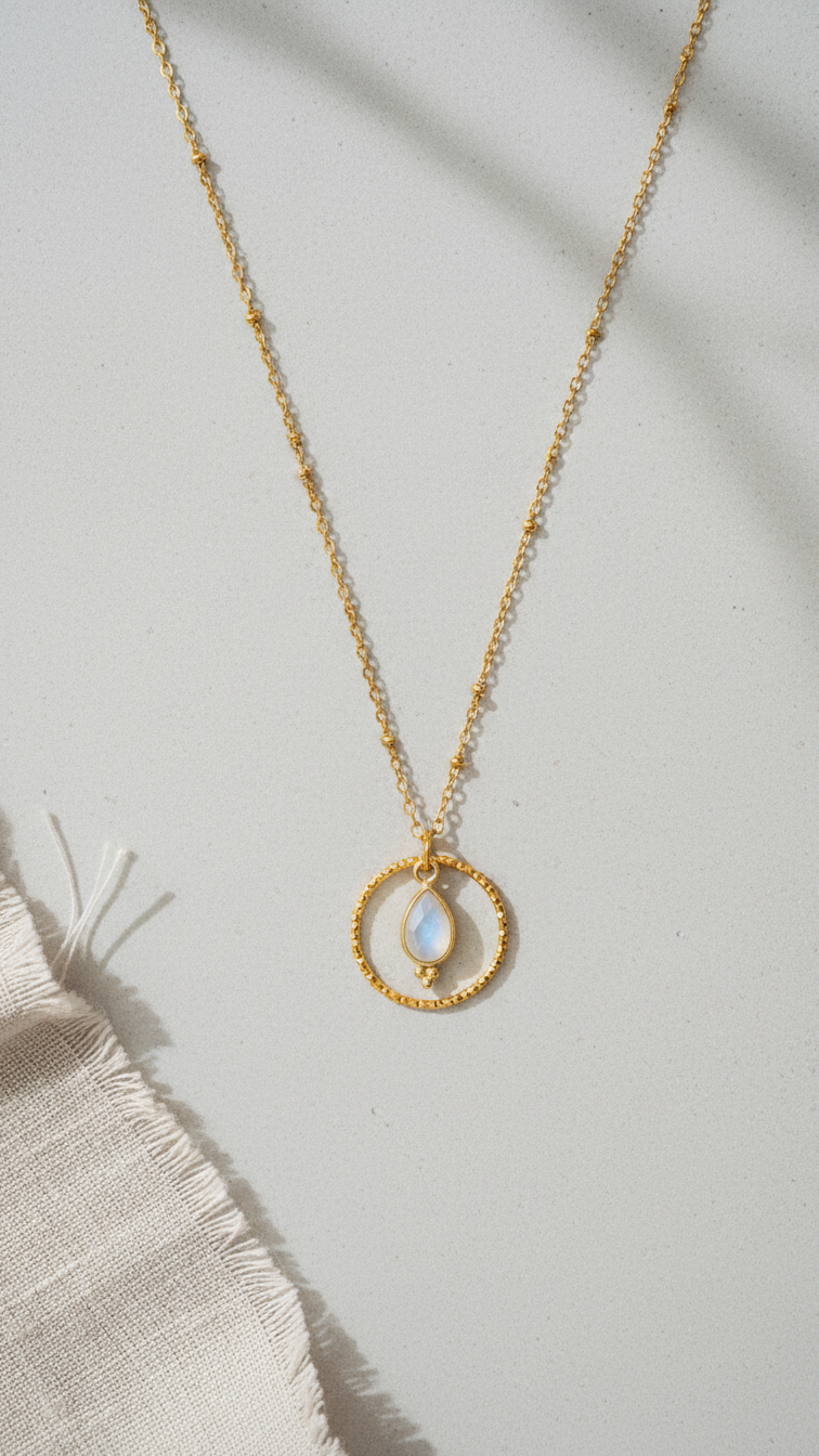Clementine halsband · Månsten