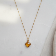 Subhagya halsband · Citrin