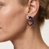Örhängen i vintageglas · Loop · Royal Blue