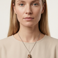 Halsband med tigeröga – kaskadtråd