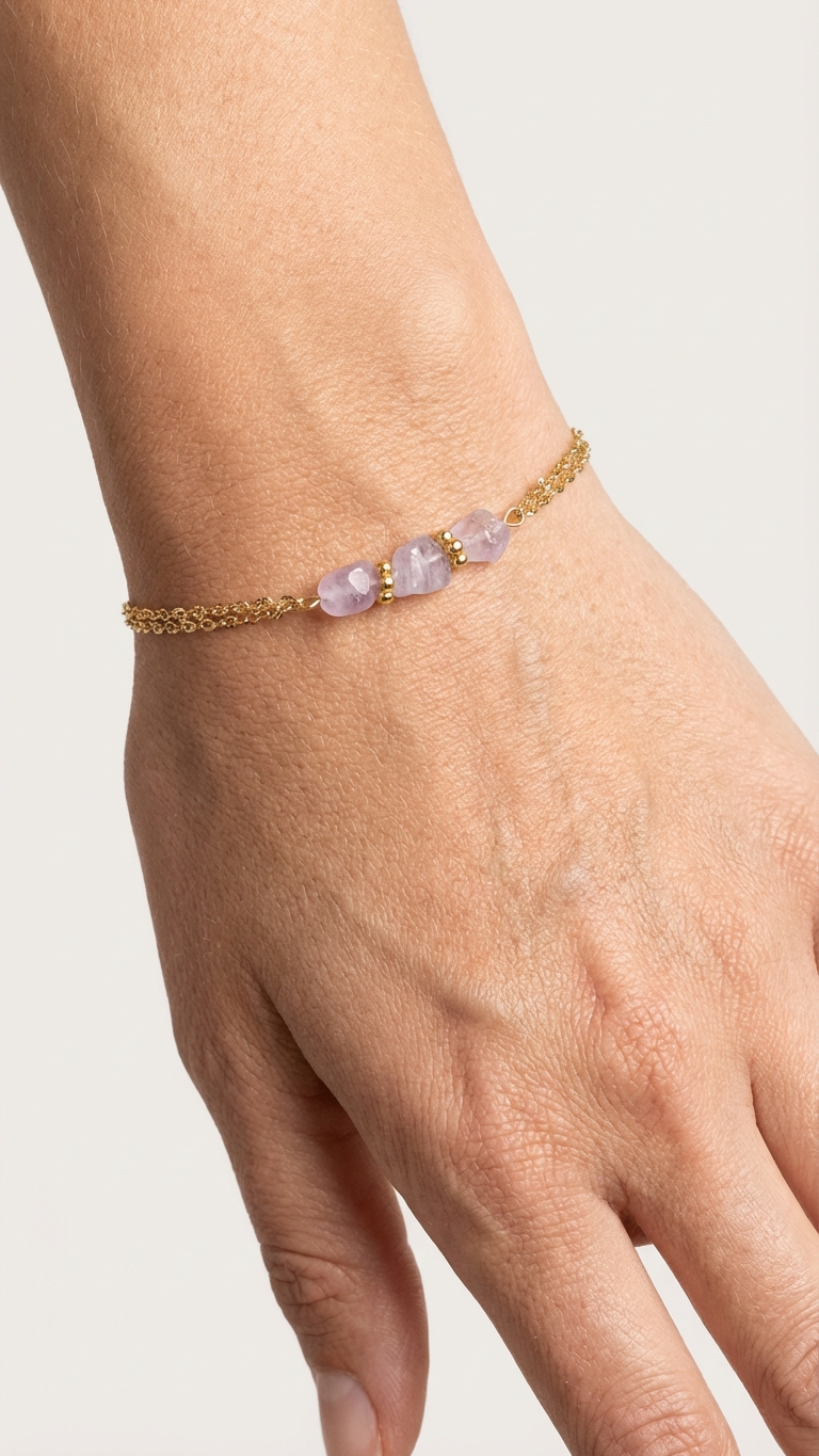 Armband med ametist