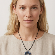 Livets träd-halsband med sodalit