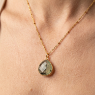 Halsband Justine · Prehnit