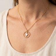 Clementine halsband · Månsten