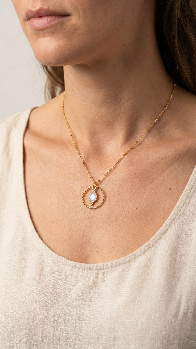 Clementine halsband · Månsten