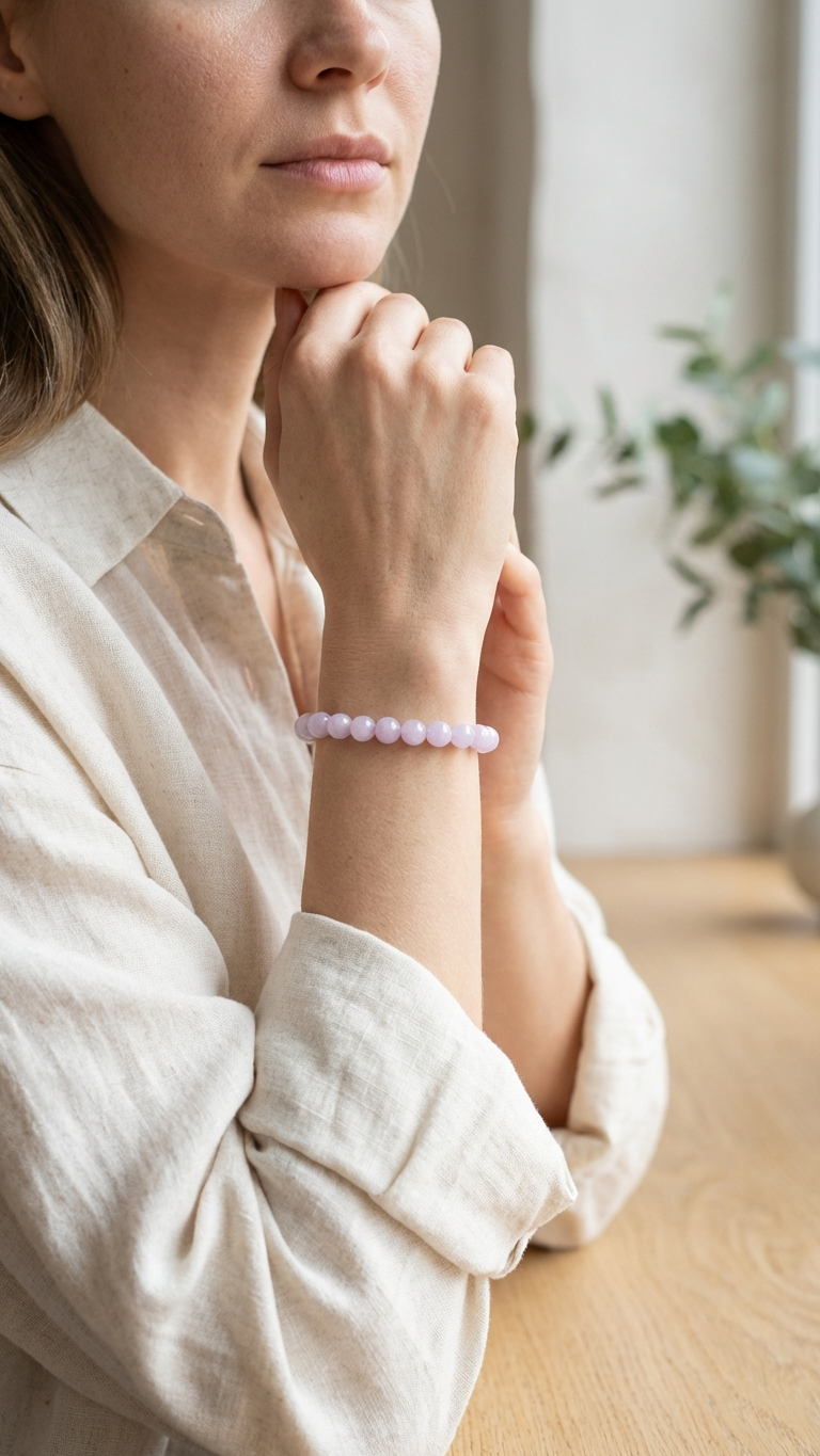 Armband med rosenkvarts