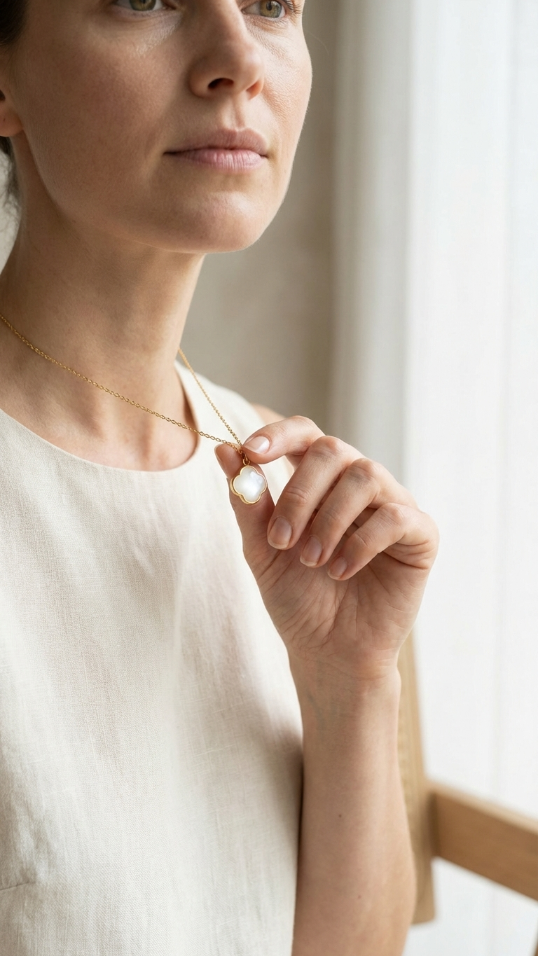 Subhagya halsband · Månsten