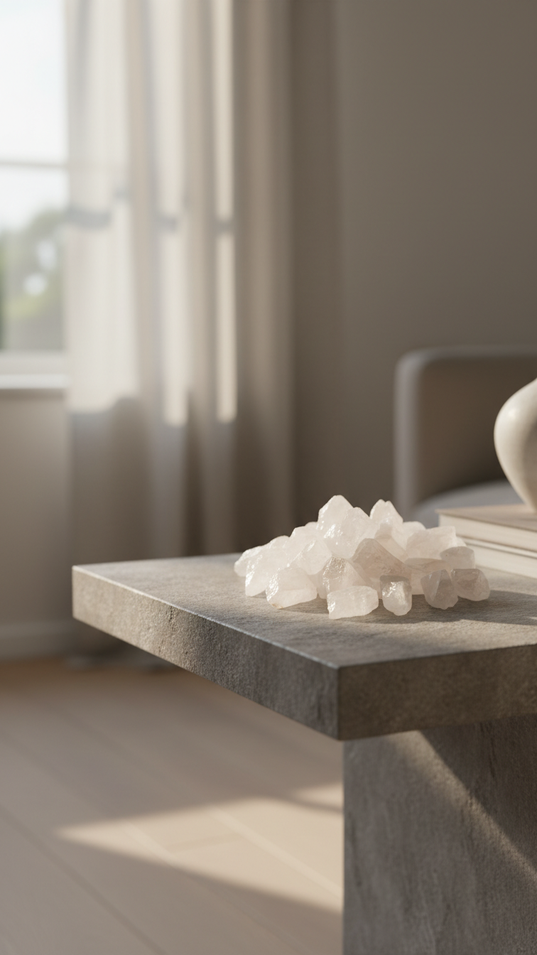 Rå bergkristall – ca 250 g (20–40 mm)