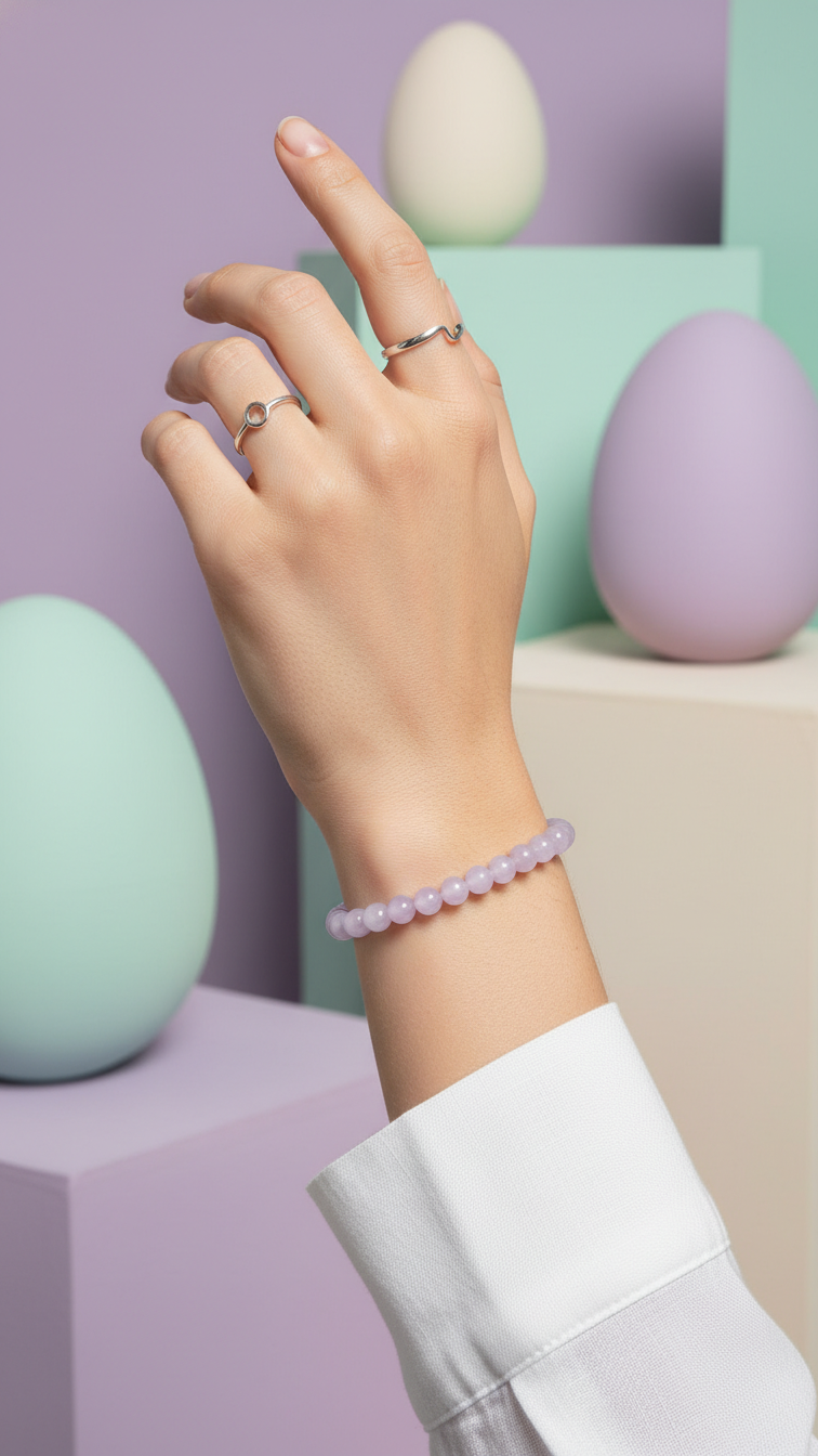 Armband med rosenkvarts