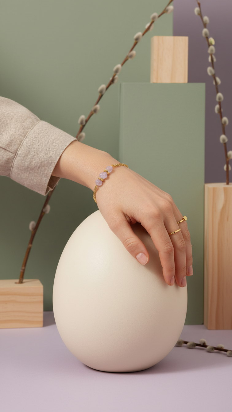 Armband med ametist