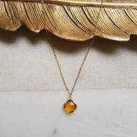 Subhagya halsband · Citrin